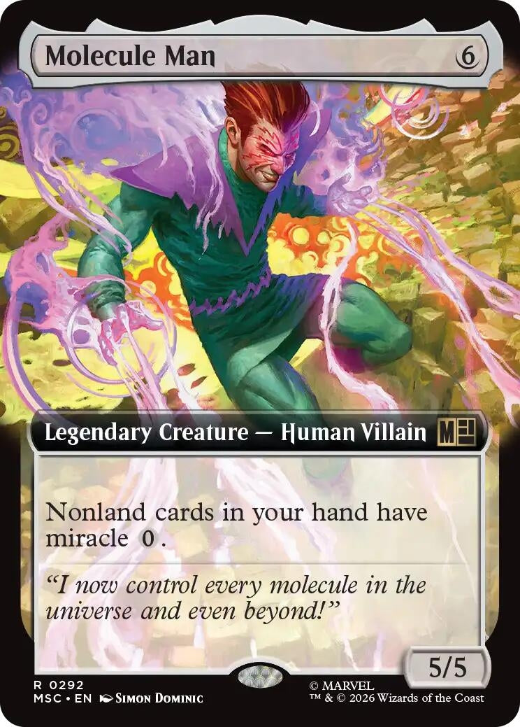 Image for Molecule Man (Extended Art) (Commander: Marvel Super Heroes) (292) (MSC) - Magic: The Gathering
