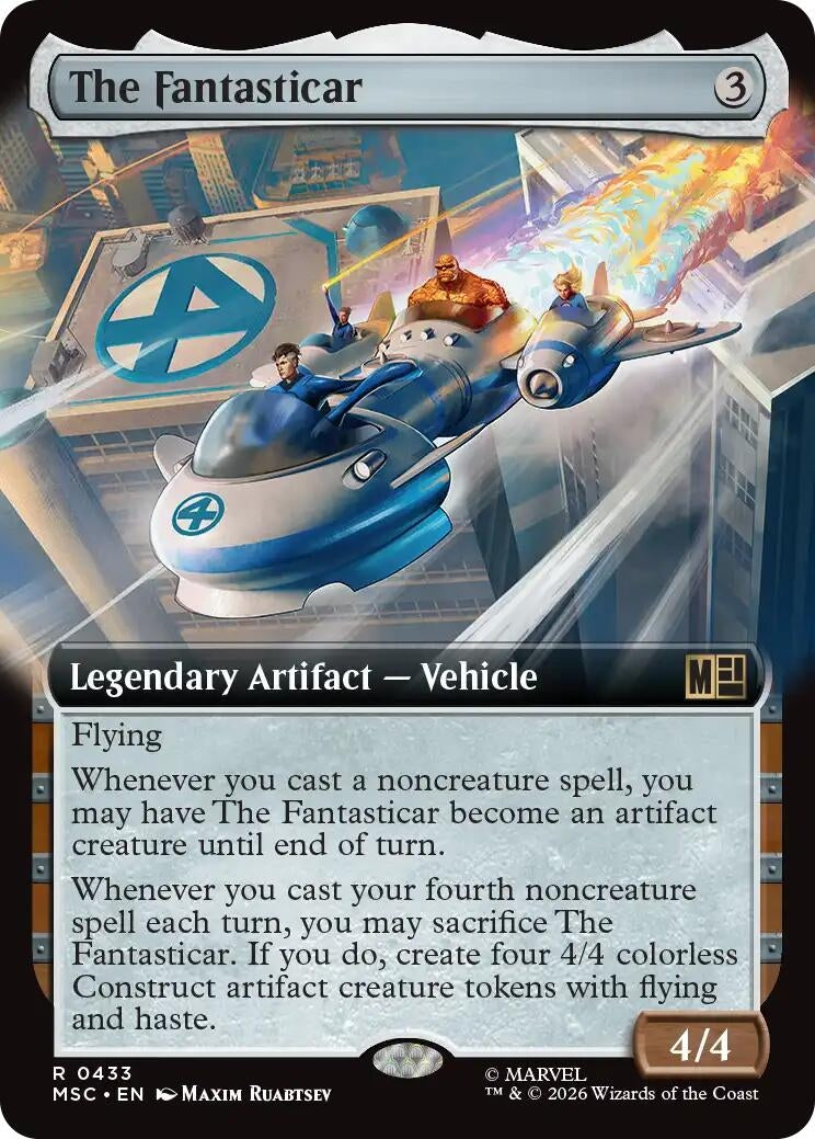 Image for The Fantasticar (Extended Art) (Commander: Marvel Super Heroes) (433) (MSC) - Magic: The Gathering