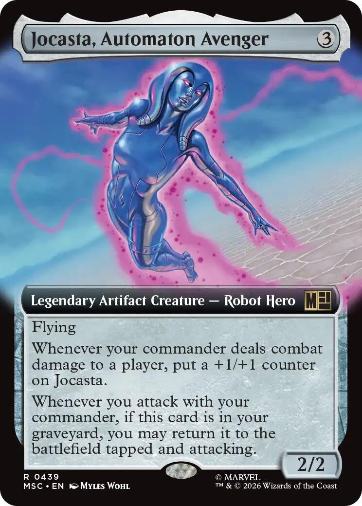 Image for Jocasta, Automaton Avenger (Extended Art) (Commander: Marvel Super Heroes) (439) (MSC) - Magic: The Gathering