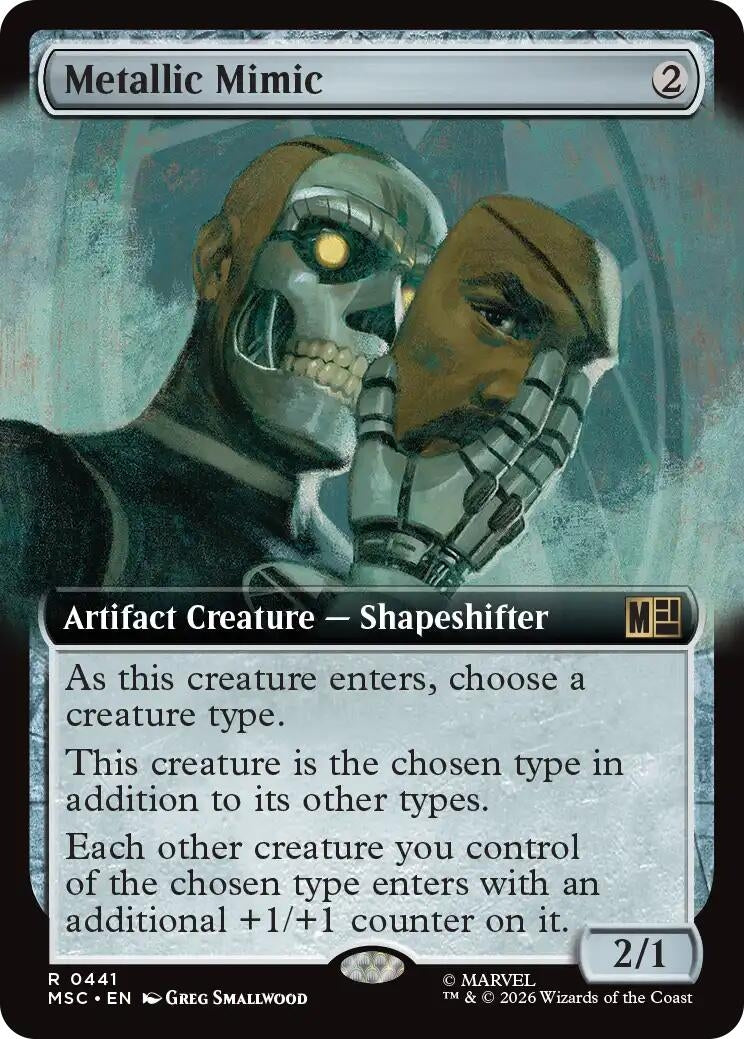 Image for Metallic Mimic (Extended Art) (Commander: Marvel Super Heroes) (441) (MSC) - Magic: The Gathering