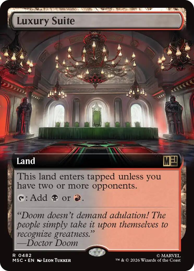 Image for Luxury Suite (Extended Art) (Commander: Marvel Super Heroes) (482) (MSC) - Magic: The Gathering