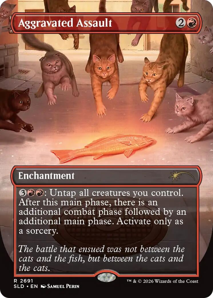 Image for Aggravated Assault (2691) (Secret Lair Drop Series) (2691) (SLD) - Magic: The Gathering