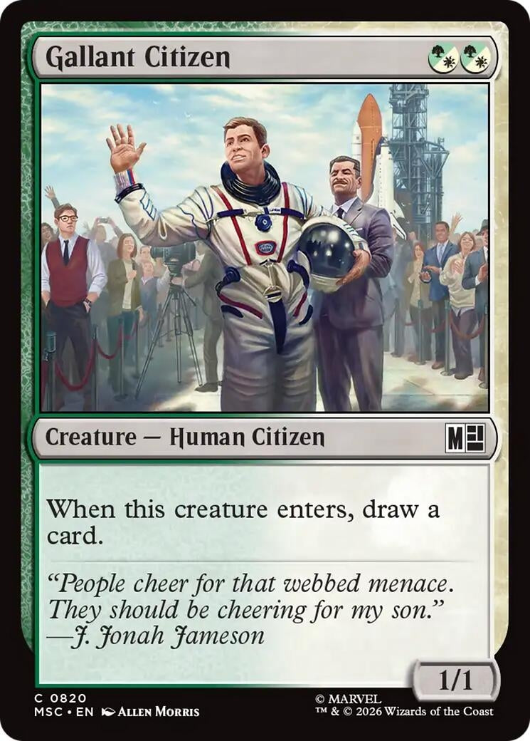 Image for Gallant Citizen (Commander: Marvel Super Heroes) (820) (MSC) - Magic: The Gathering