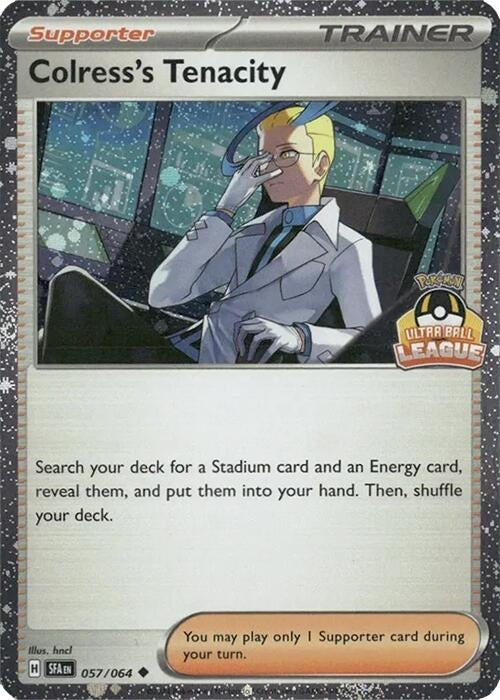 Image for Colress's Tenacity - 057/064 (Ultra Ball League) (League & Championship Cards) (057/064) (PR) - Pokemon