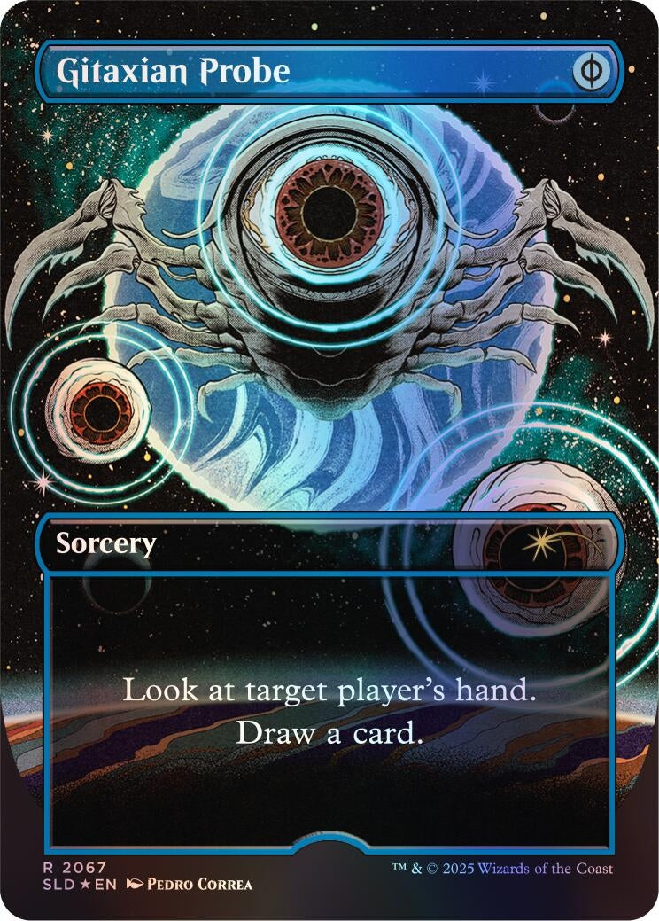 Image for Gitaxian Probe (2067) (Rainbow Foil) (Secret Lair Drop Series) (2067) (SLD) - Magic: The Gathering