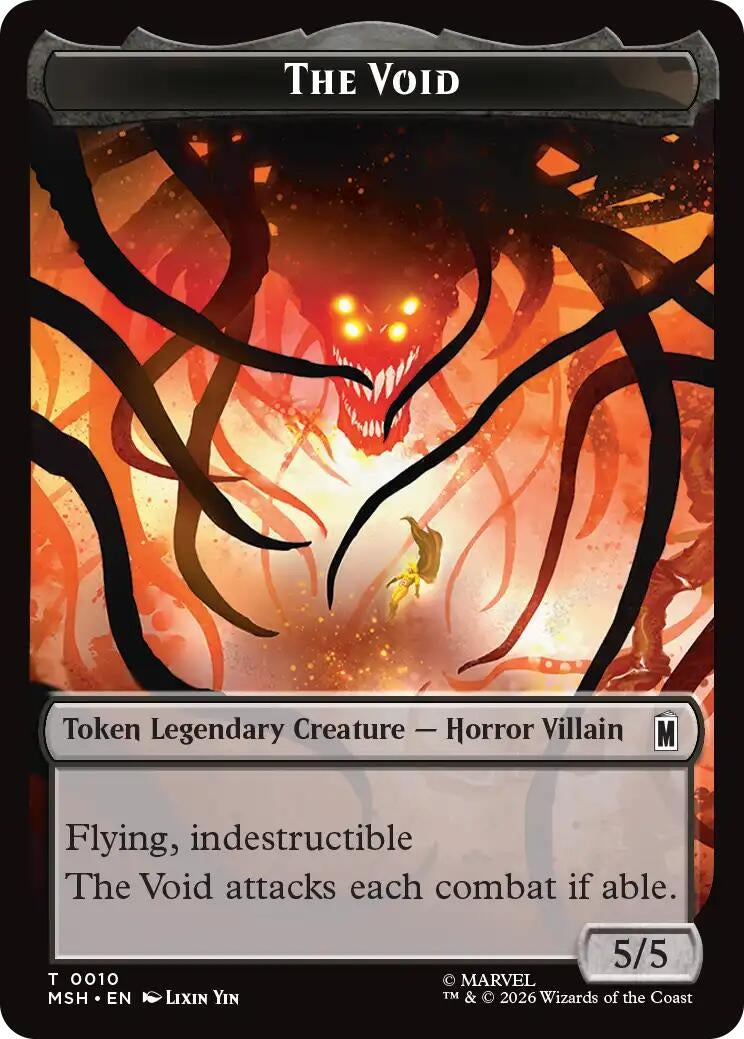 Image for The Void // Squirrel Double-Sided Token (Marvel Super Heroes) (10 // 14) (MSH) - Magic: The Gathering