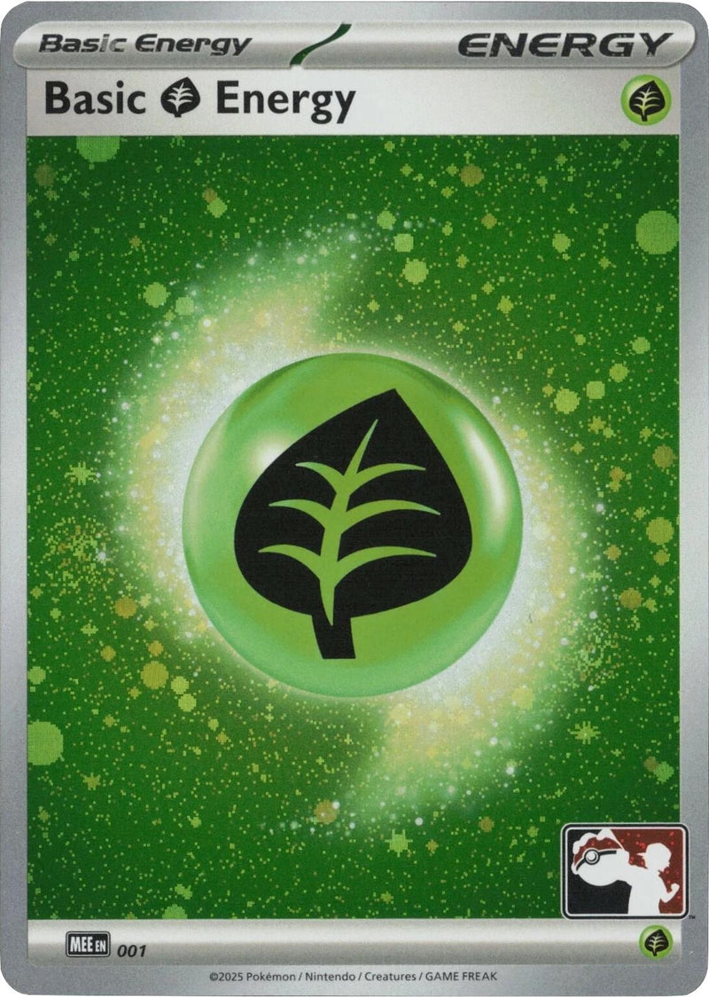 Image for Basic Grass Energy - MEE 001 (Cosmos Holo) (Prize Pack Series Cards) (001) - Pokemon