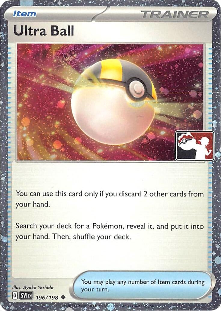 Image for Ultra Ball - 196/198 (Cosmos Holo) (Prize Pack Series Cards) (196/198) - Pokemon
