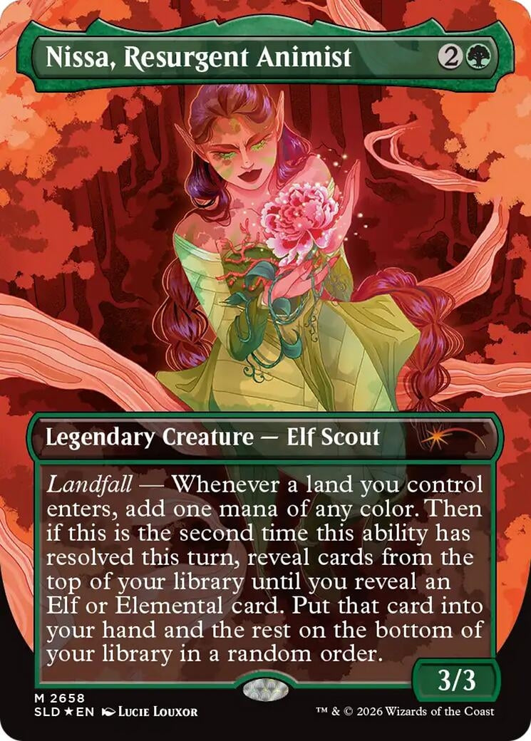 Image for Nissa, Resurgent Animist (Secret Lair Drop Series) (2658) (SLD) - Magic: The Gathering