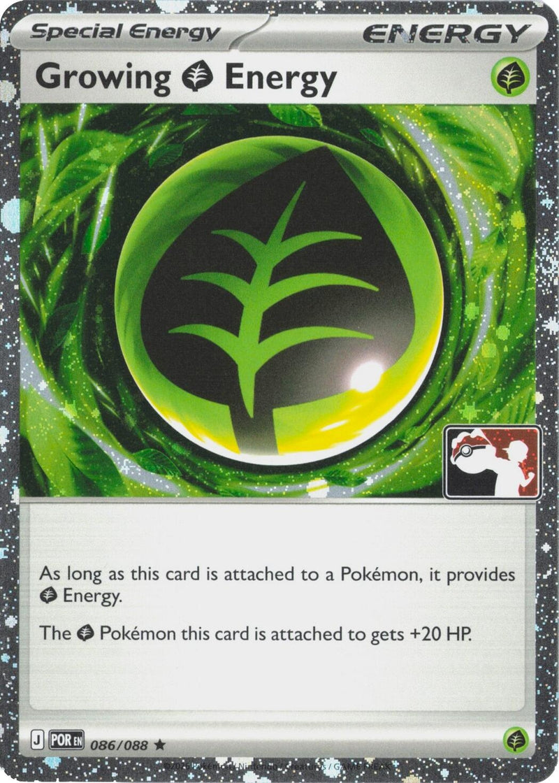 Image for Growing Grass Energy - 086/088 (Cosmos Holo) (Prize Pack Series Cards) (086/088) - Pokemon
