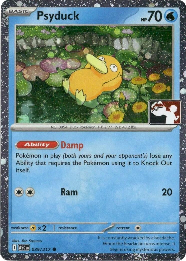 Image for Psyduck - 039/217 (Cosmos Holo) (Prize Pack Series Cards) (039/217) - Pokemon