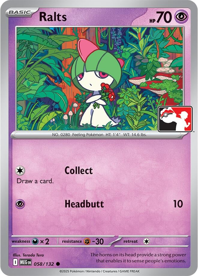 Image for Ralts (Prize Pack Series Cards) (058/132) - Pokemon