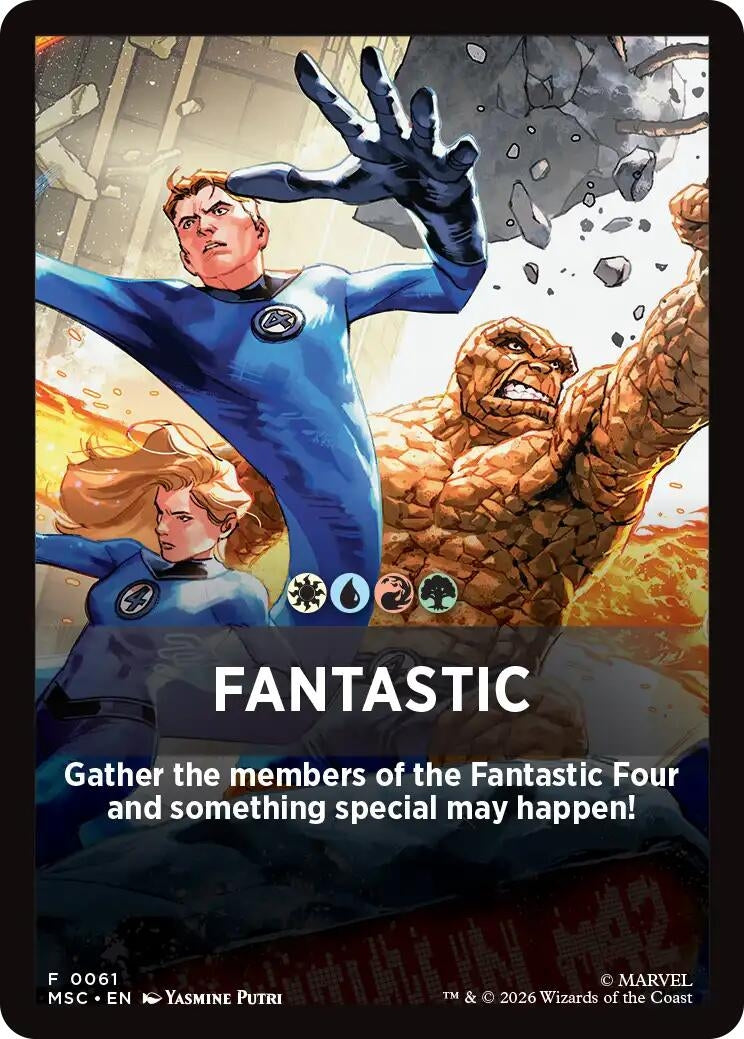 Image for Fantastic Theme Card (Commander: Marvel Super Heroes) (61) (MSC) - Magic: The Gathering