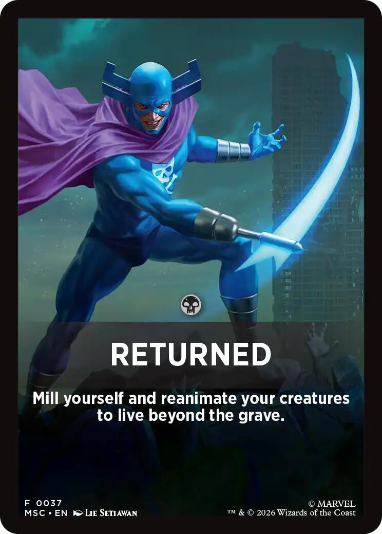 Image for Returned Theme Card (Commander: Marvel Super Heroes) (37) (MSC) - Magic: The Gathering