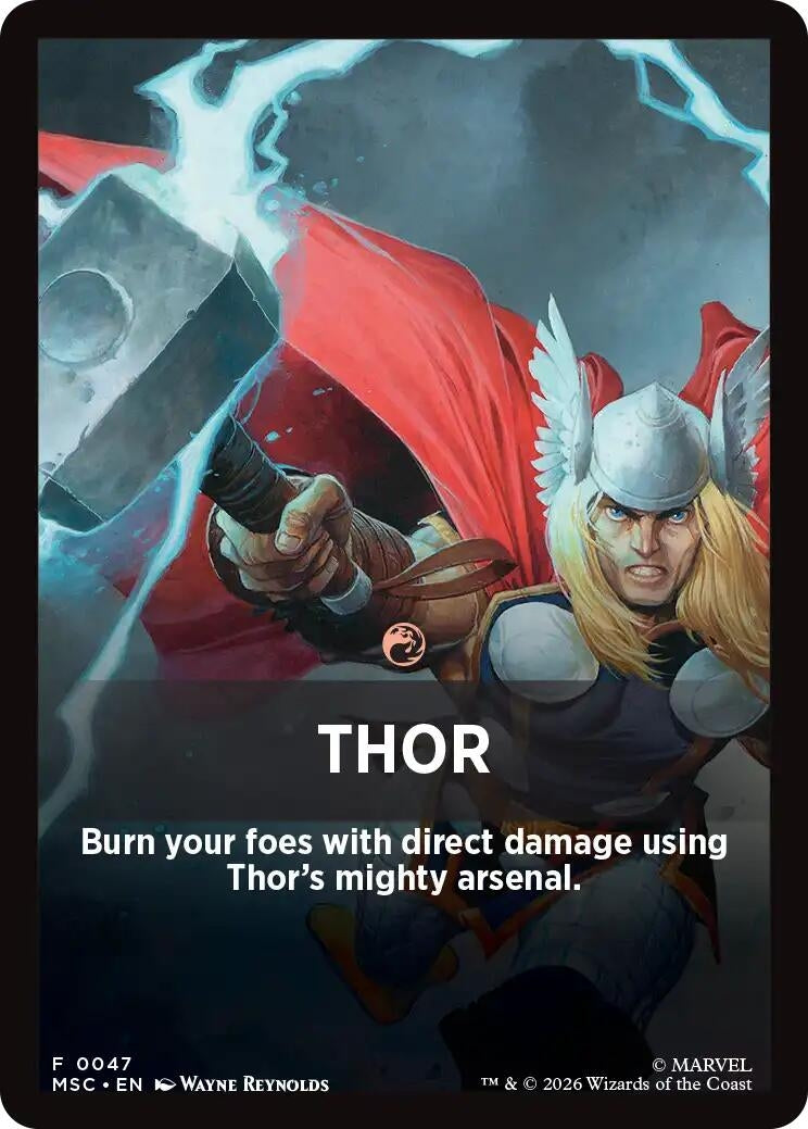 Image for Thor Theme Card (Commander: Marvel Super Heroes) (47) (MSC) - Magic: The Gathering