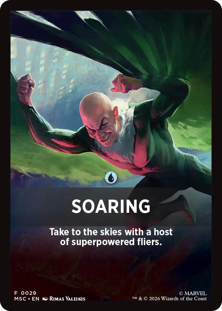 Image for Soaring Theme Card (Commander: Marvel Super Heroes) (29) (MSC) - Magic: The Gathering