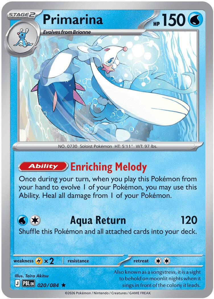 Primarina (ME05: Pitch Black) (020/084) (ME05)