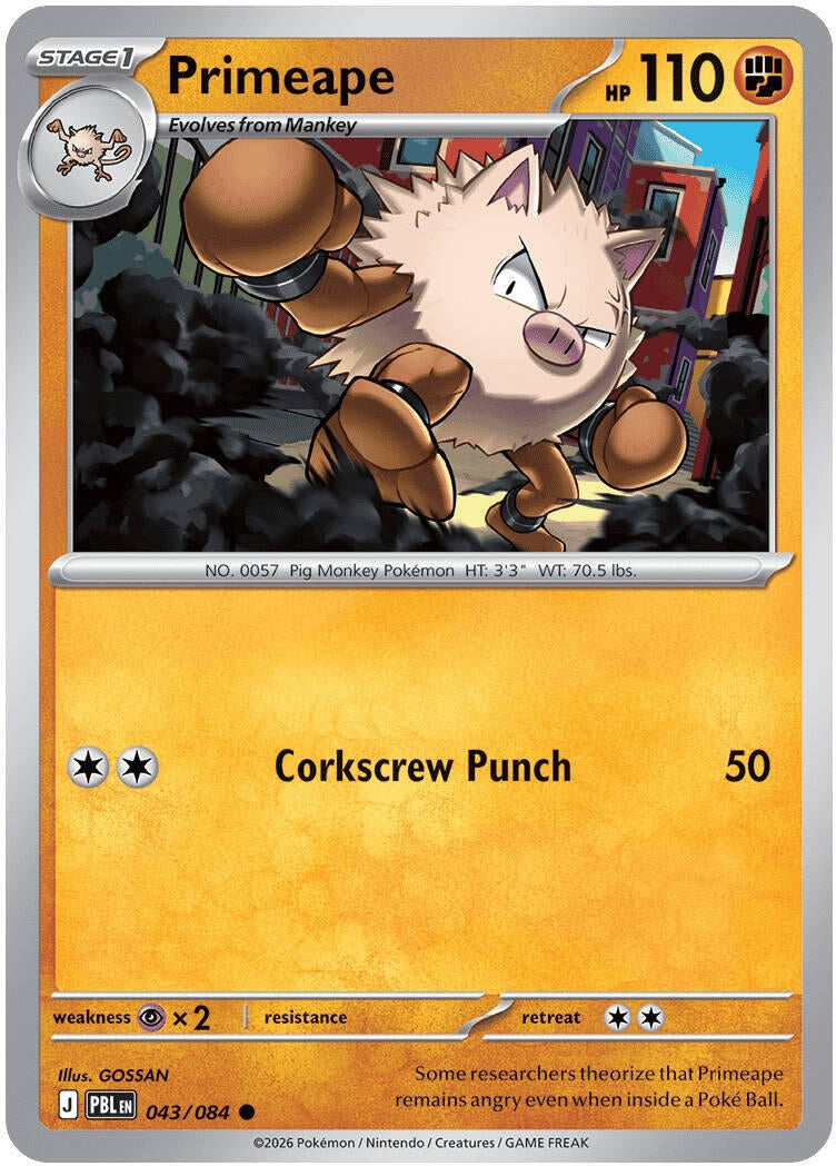 Primeape (ME05: Pitch Black) (043/084) (ME05)
