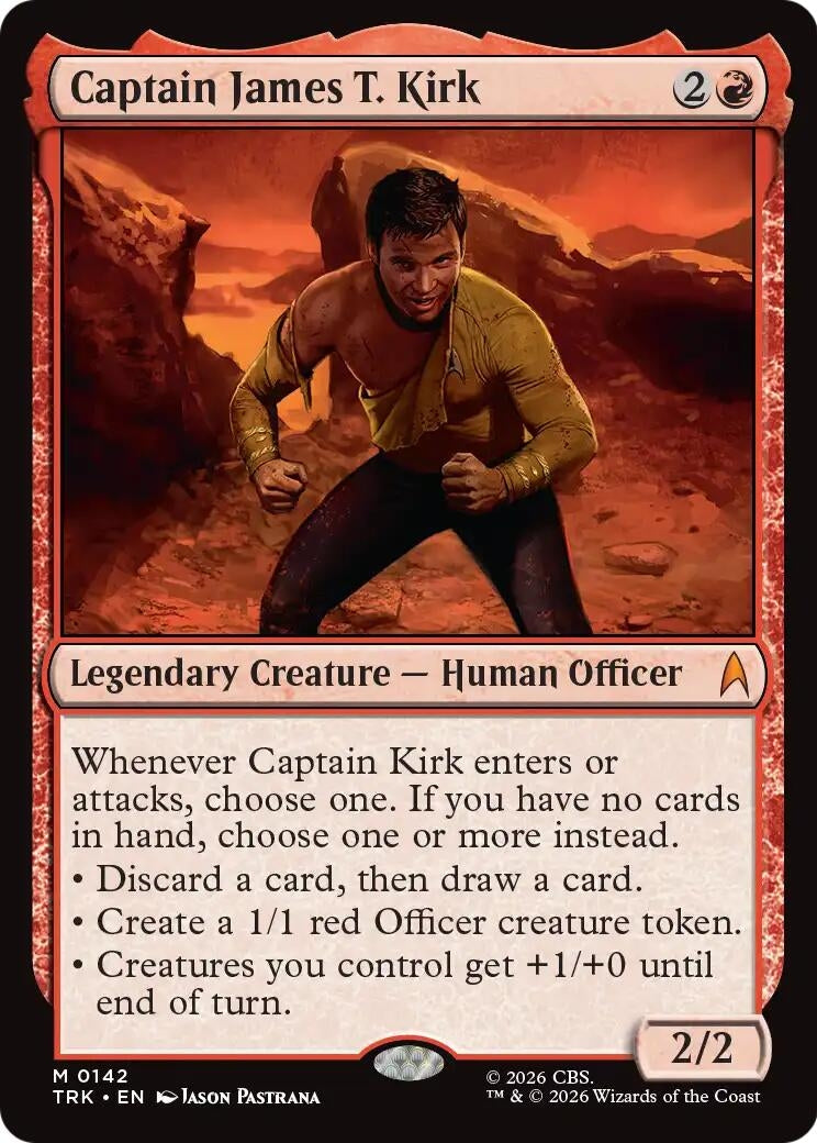 Image for Captain James T. Kirk (Star Trek) (142) (TRK) - Magic: The Gathering
