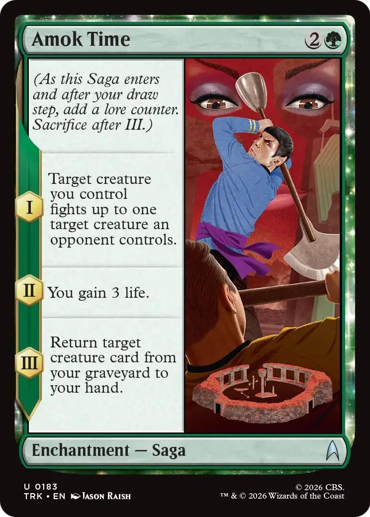 Image for Amok Time (Star Trek) (183) (TRK) - Magic: The Gathering