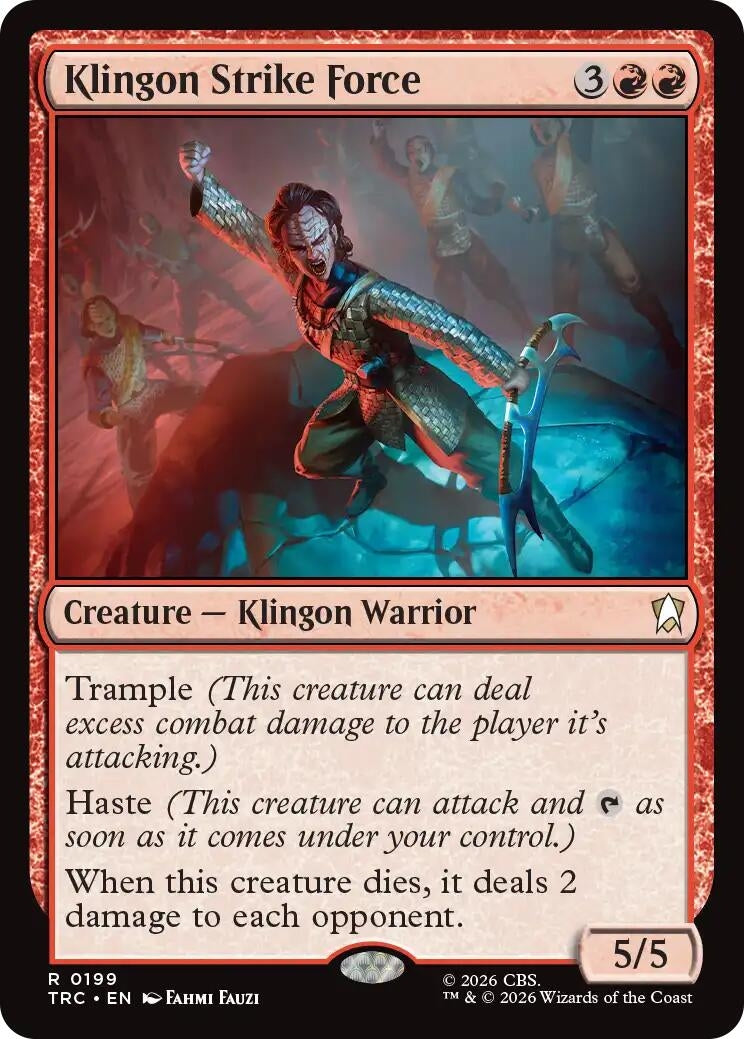Image for Klingon Strike Force (Commander: Star Trek) (199) (TRC) - Magic: The Gathering