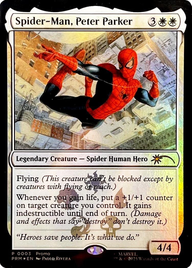 Image for Spider-Man, Peter Parker (Unique and Miscellaneous Promos) (3) (UMP) - Magic: The Gathering