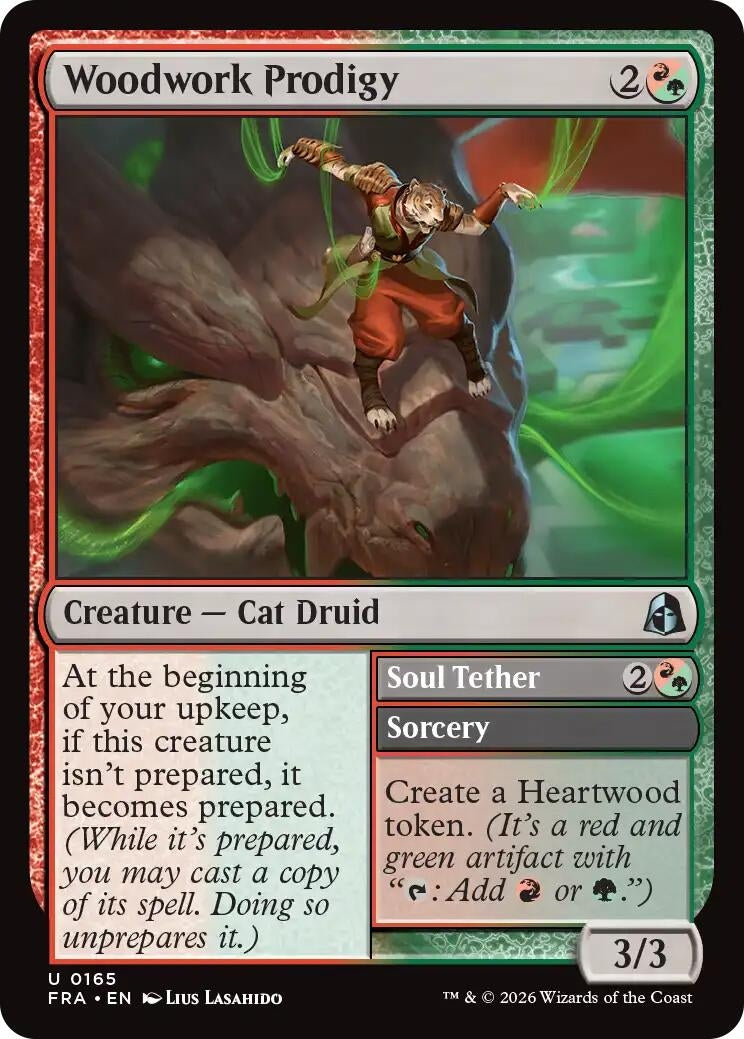 Image for Woodwork Prodigy (Reality Fracture) (165) (FRA) - Magic: The Gathering