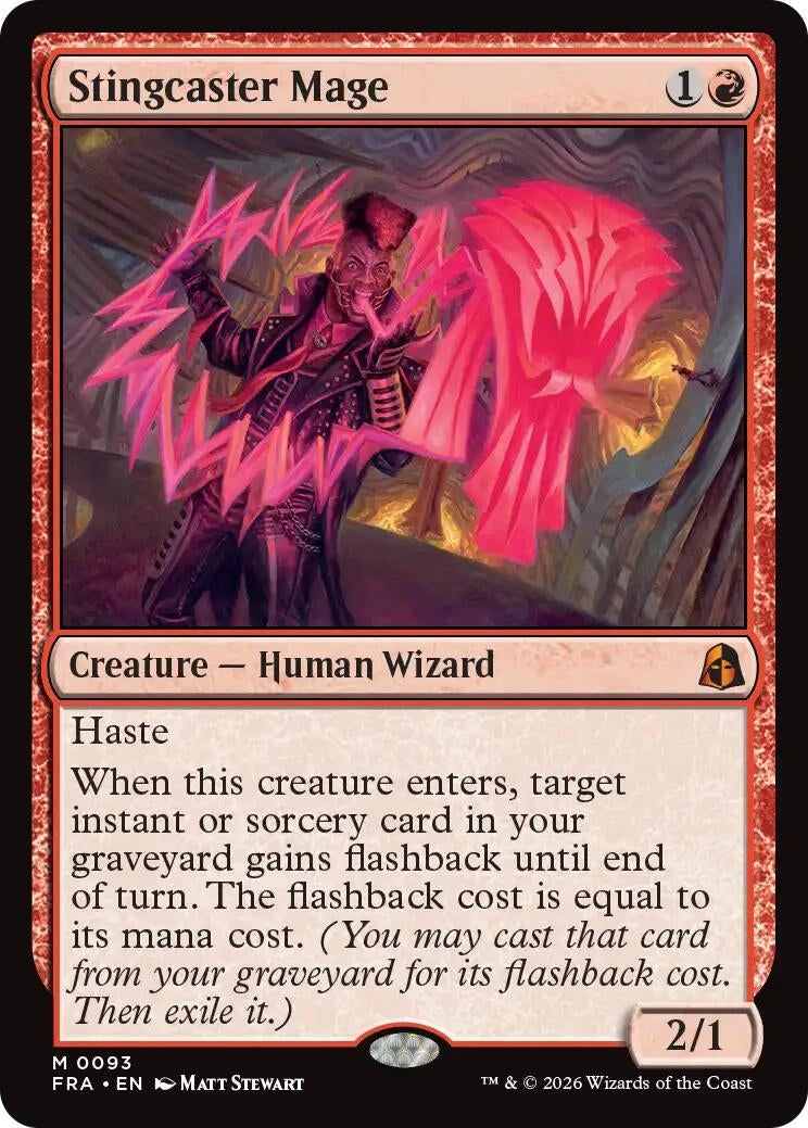 Image for Stingcaster Mage (Reality Fracture) (93) (FRA) - Magic: The Gathering