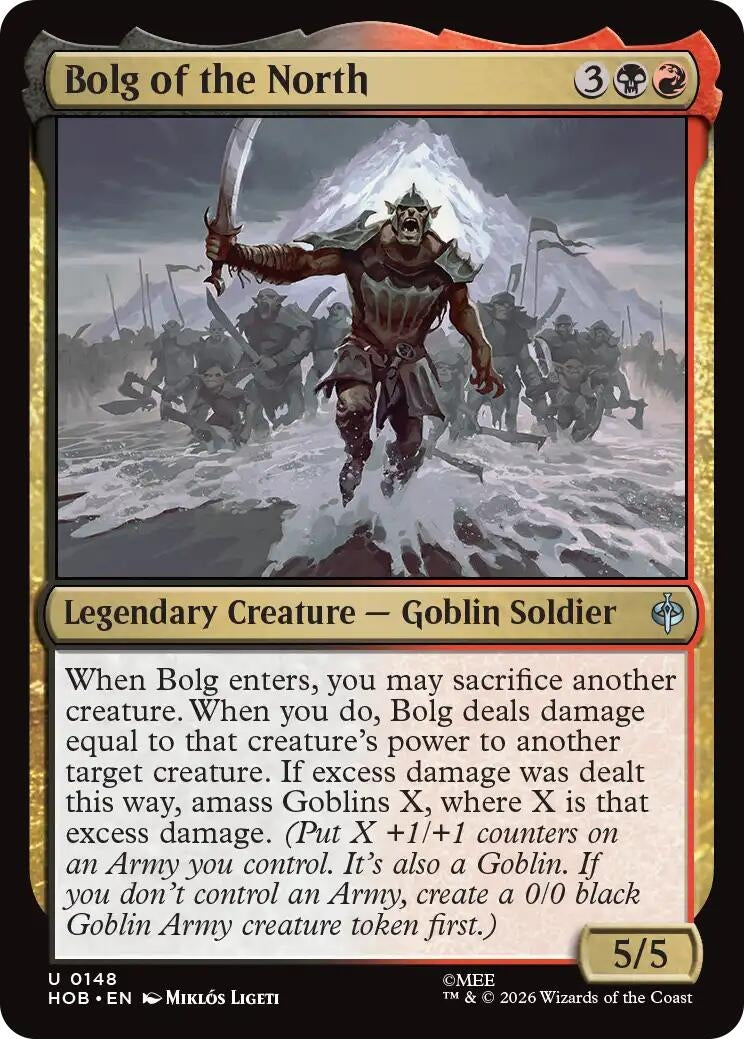 Image for Bolg of the North (The Hobbit) (148) (HOB) - Magic: The Gathering