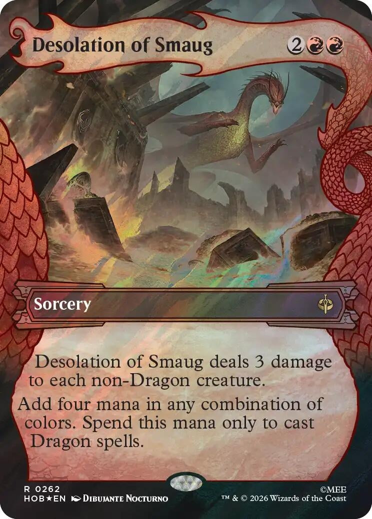 Image for Desolation of Smaug (Showcase) (Surge Foil) (The Hobbit) (262) (HOB) - Magic: The Gathering
