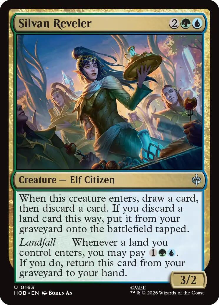 Image for Silvan Reveler (The Hobbit) (163) (HOB) - Magic: The Gathering