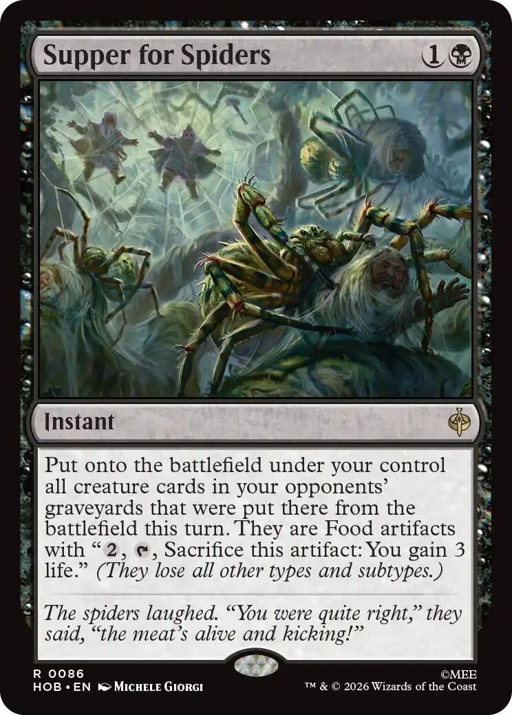 Image for Supper for Spiders (The Hobbit) (86) (HOB) - Magic: The Gathering