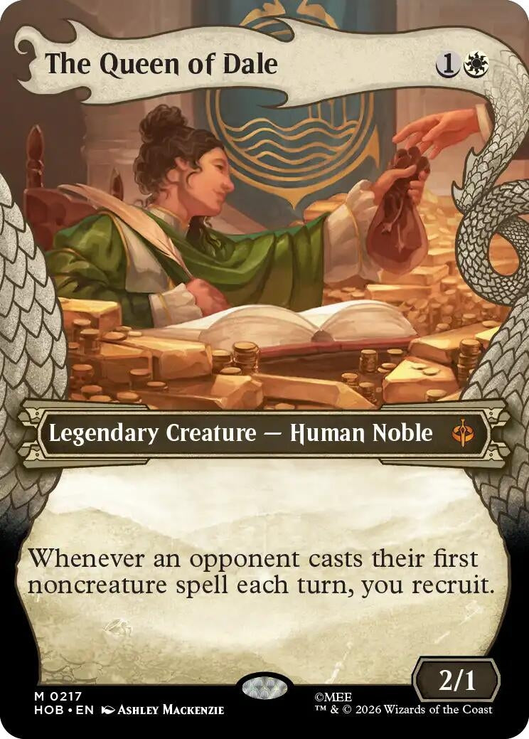 Image for The Queen of Dale (Showcase) (The Hobbit) (217) (HOB) - Magic: The Gathering