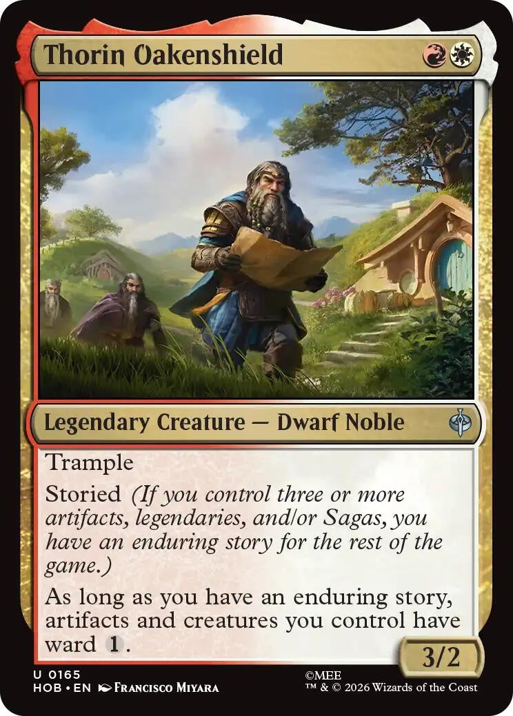 Image for Thorin Oakenshield (The Hobbit) (165) (HOB) - Magic: The Gathering