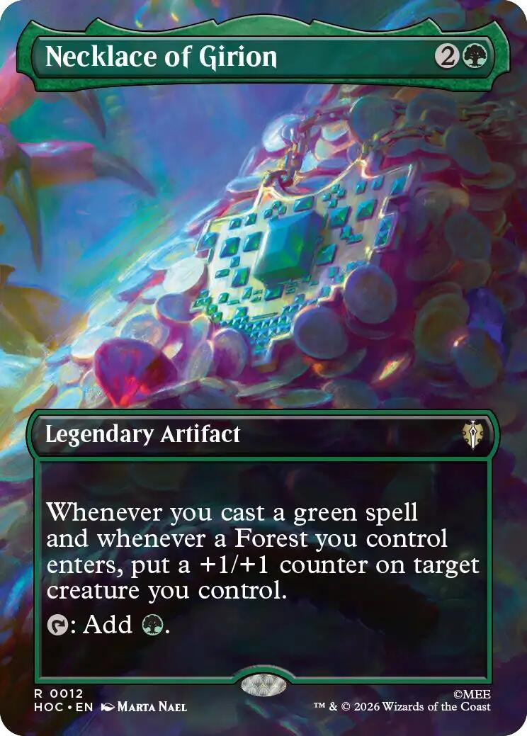 Image for Necklace of Girion (Borderless) (The Hobbit: Eternal-Legal) (12) (HOC) - Magic: The Gathering