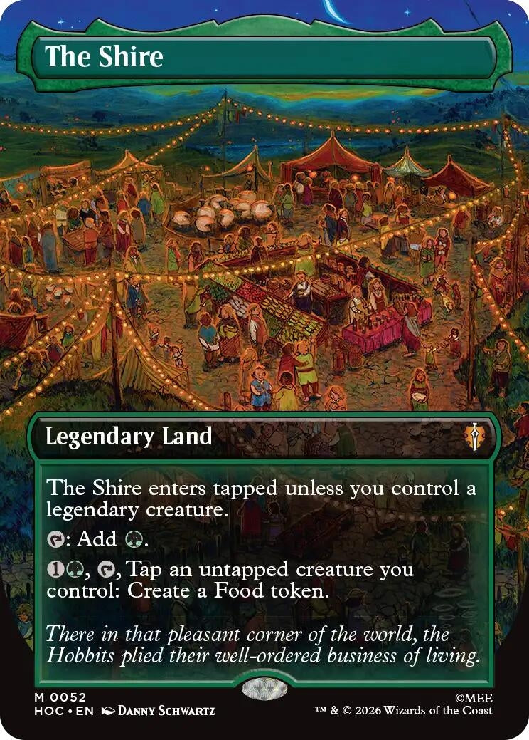 Image for The Shire (Borderless) (The Hobbit: Eternal-Legal) (52) (HOC) - Magic: The Gathering