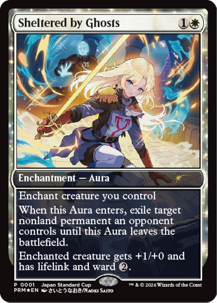Image for Sheltered by Ghosts (Unique and Miscellaneous Promos) (1) (UMP) - Magic: The Gathering