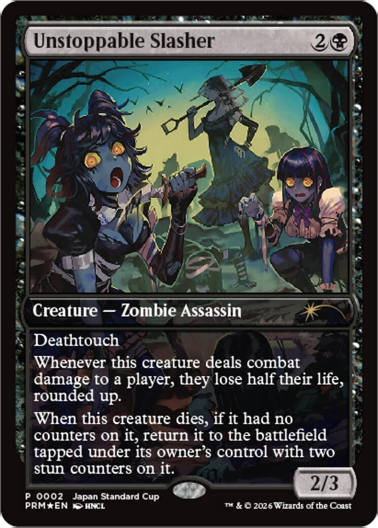 Image for Unstoppable Slasher (Unique and Miscellaneous Promos) (2) (UMP) - Magic: The Gathering