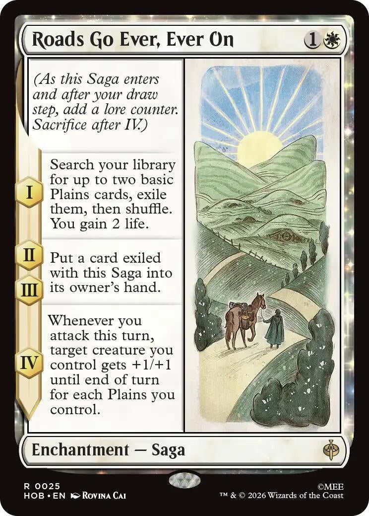 Image for Roads Go Ever, Ever On (The Hobbit) (25) (HOB) - Magic: The Gathering