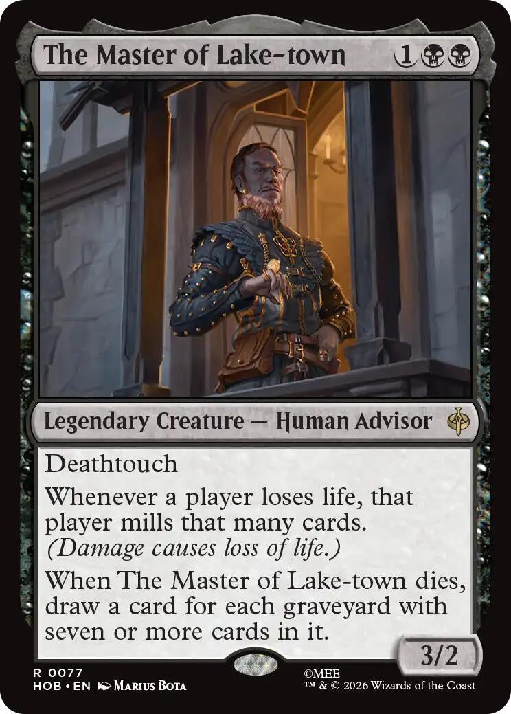 Image for The Master of Lake-town (The Hobbit) (77) (HOB) - Magic: The Gathering