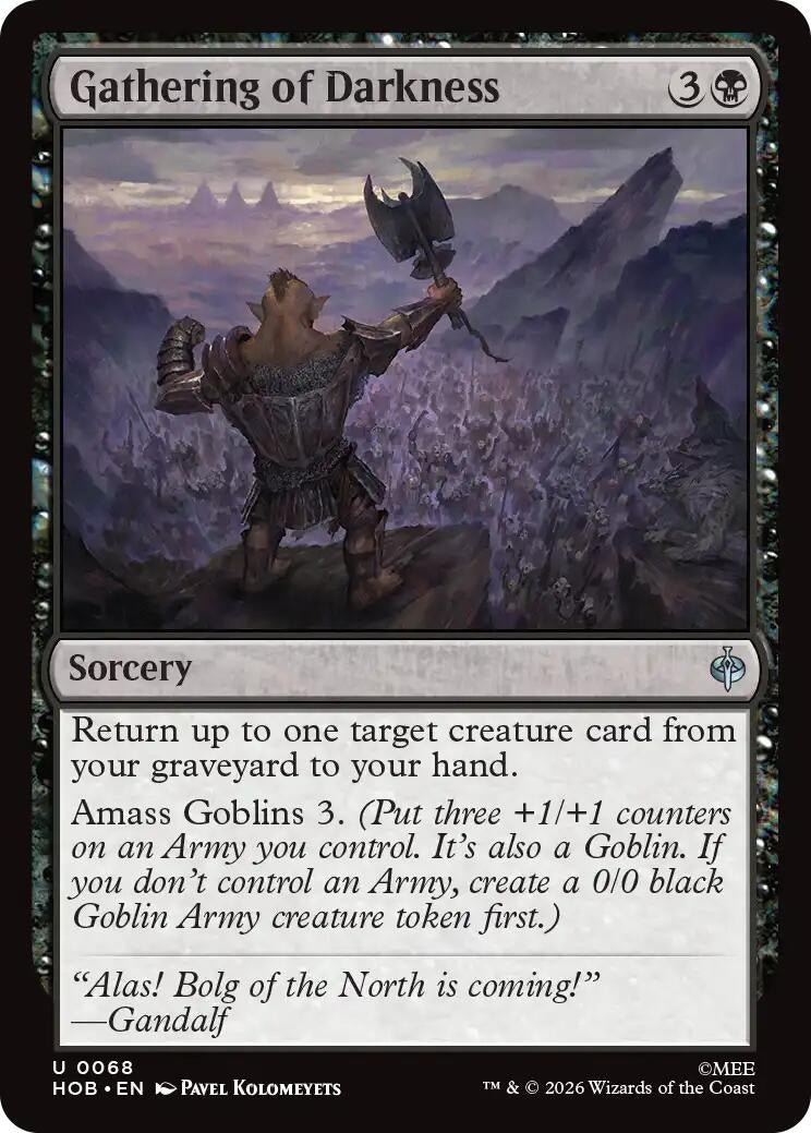 Image for Gathering of Darkness (The Hobbit) (68) (HOB) - Magic: The Gathering