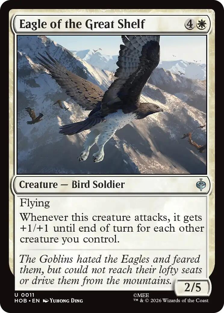 Image for Eagle of the Great Shelf (The Hobbit) (11) (HOB) - Magic: The Gathering