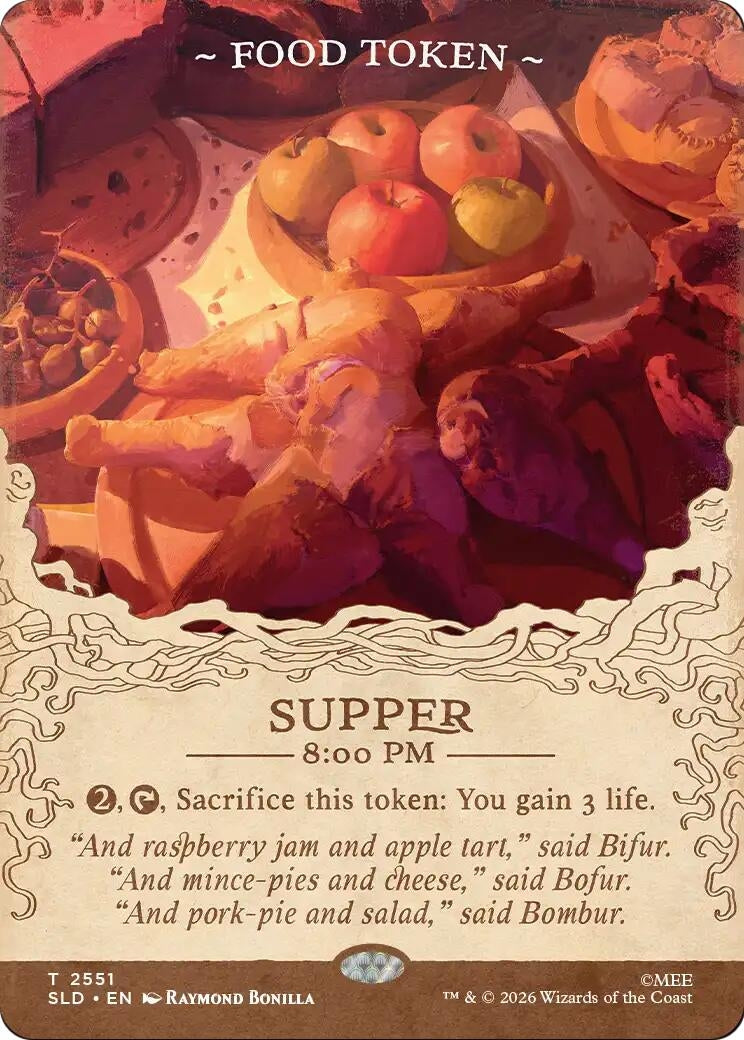 Image for Food Token (2551) (Secret Lair Drop Series) (2551) (SLD) - Magic: The Gathering