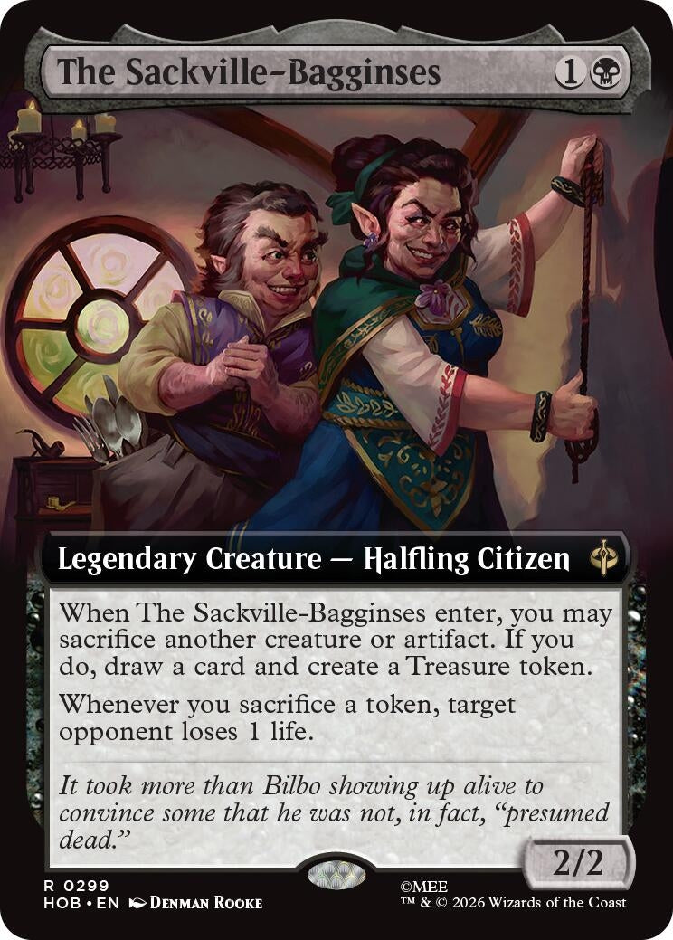 Image for The Sackville-Bagginses (Extended Art) (The Hobbit) (299) (HOB) - Magic: The Gathering