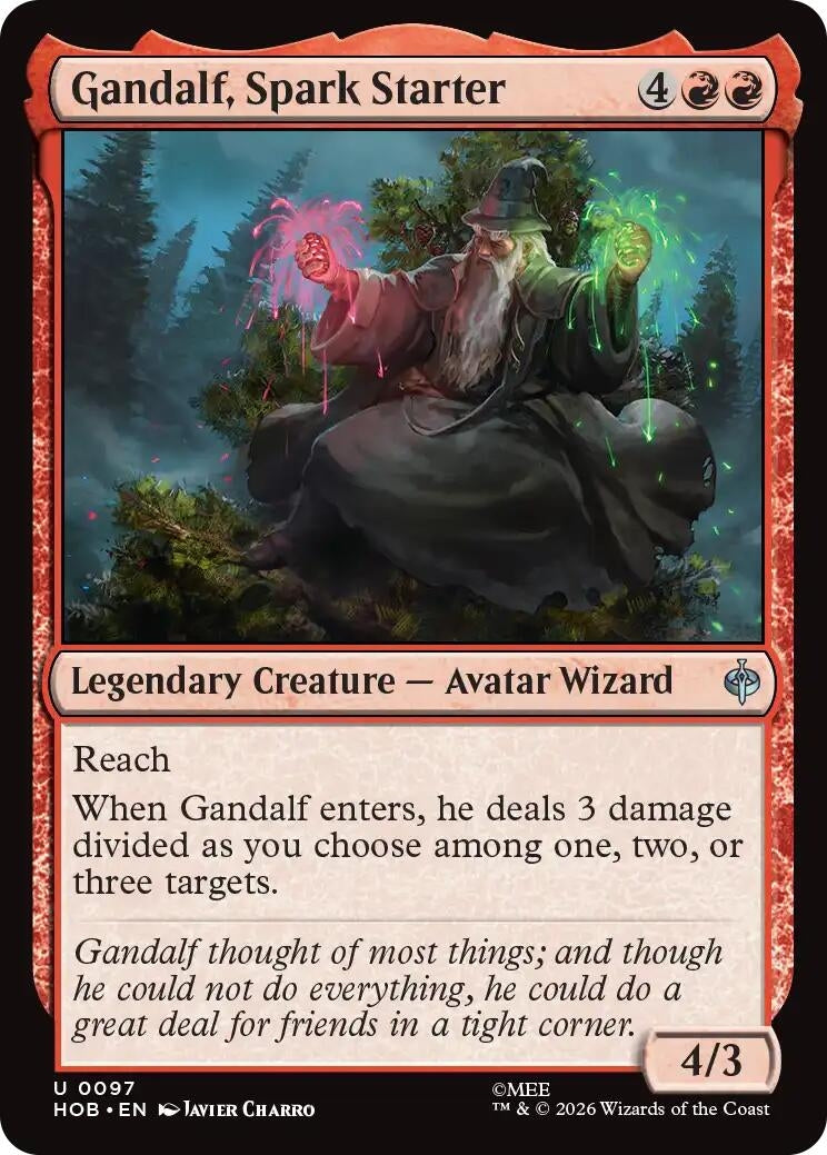 Image for Gandalf, Spark Starter (The Hobbit) (97) (HOB) - Magic: The Gathering