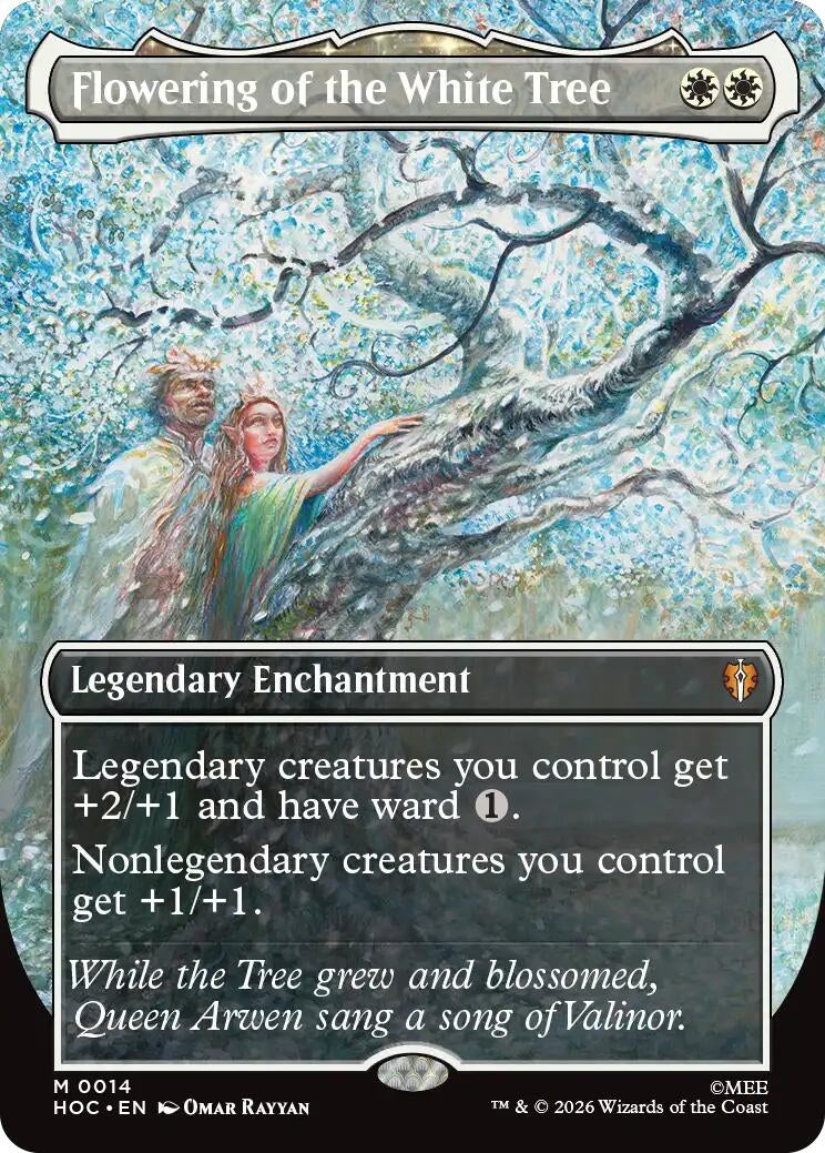 Image for Flowering of the White Tree (Borderless) (The Hobbit: Eternal-Legal) (14) (HOC) - Magic: The Gathering