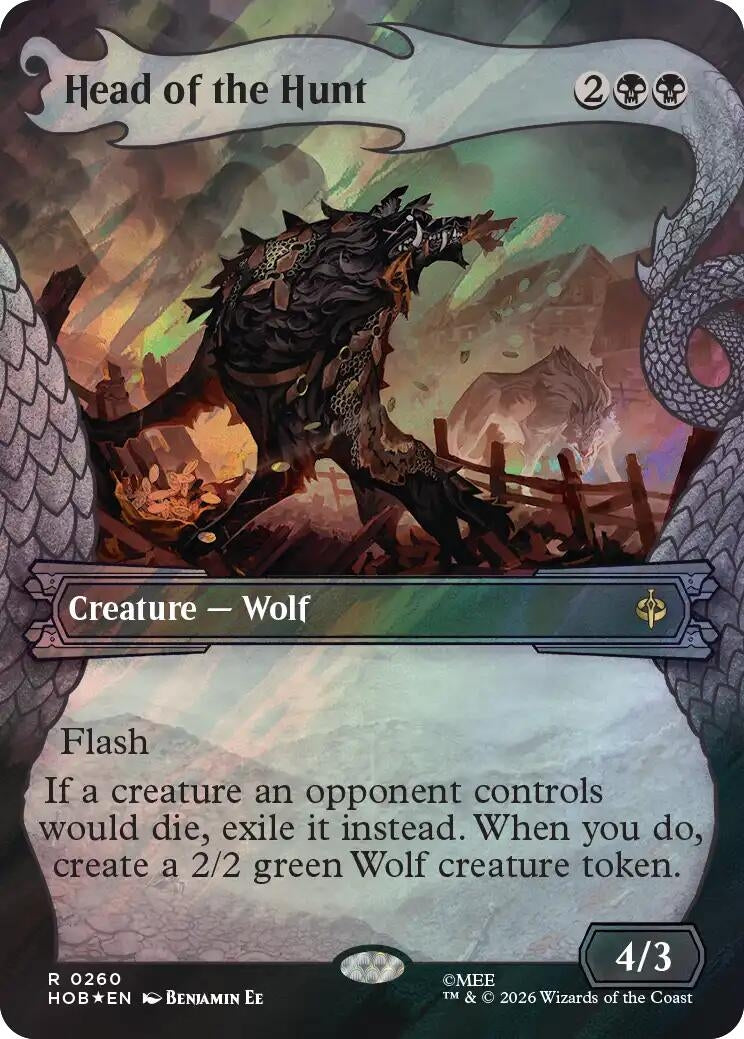 Image for Head of the Hunt (Showcase) (Surge Foil) (The Hobbit) (260) (HOB) - Magic: The Gathering
