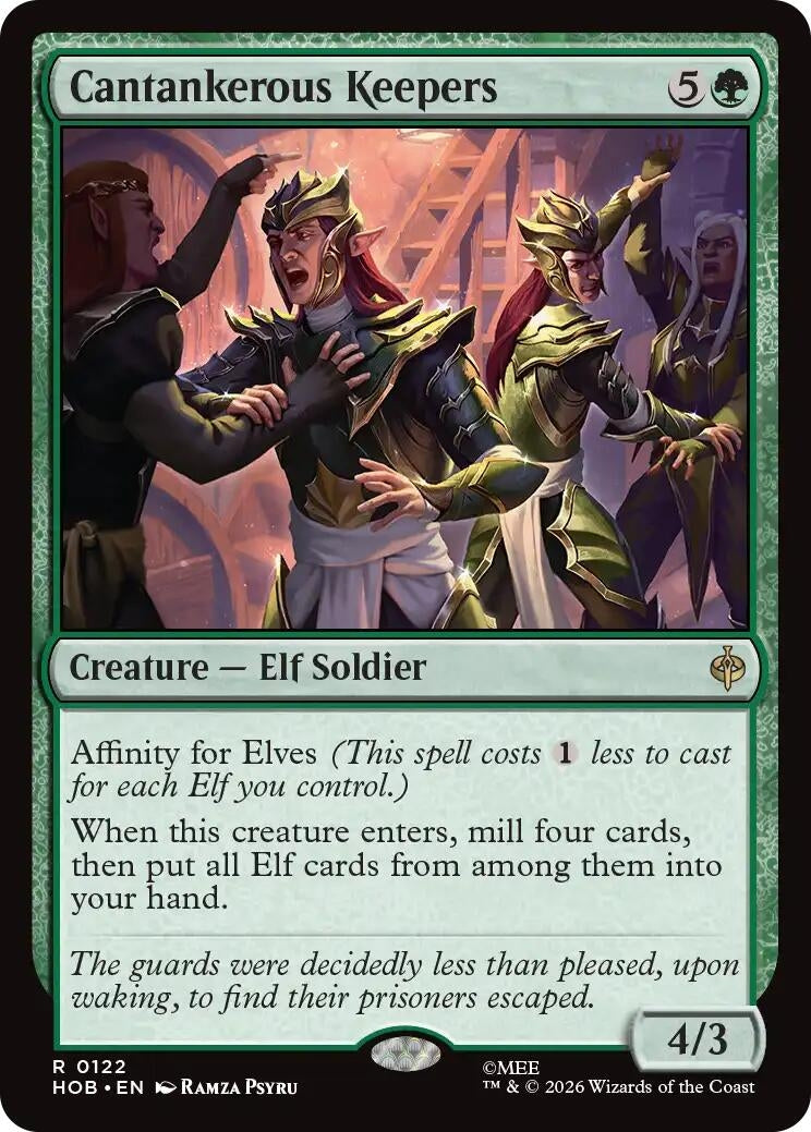 Image for Cantankerous Keepers (The Hobbit) (122) (HOB) - Magic: The Gathering