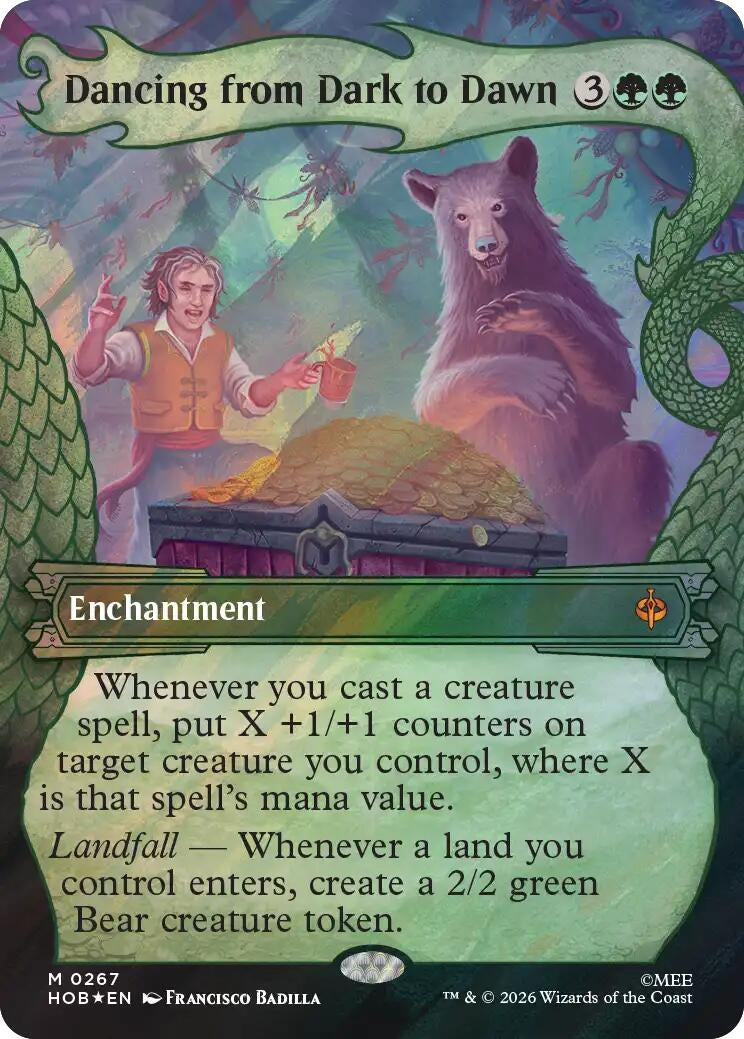 Image for Dancing from Dark to Dawn (Showcase) (Surge Foil) (The Hobbit) (267) (HOB) - Magic: The Gathering