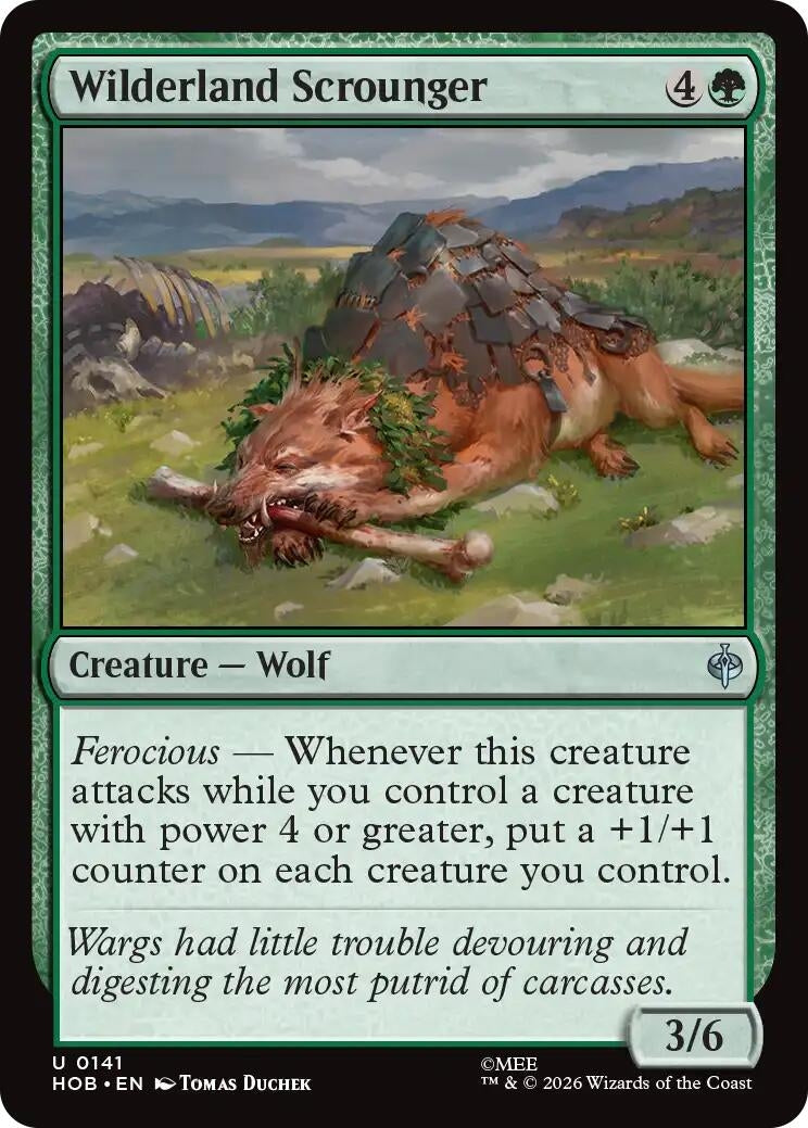 Image for Wilderland Scrounger (The Hobbit) (141) (HOB) - Magic: The Gathering